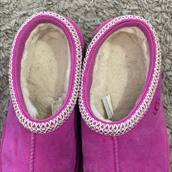 UGG Pink Tasman Slippers Shoes Clogs girls size 3 - Picture 6 of 6
